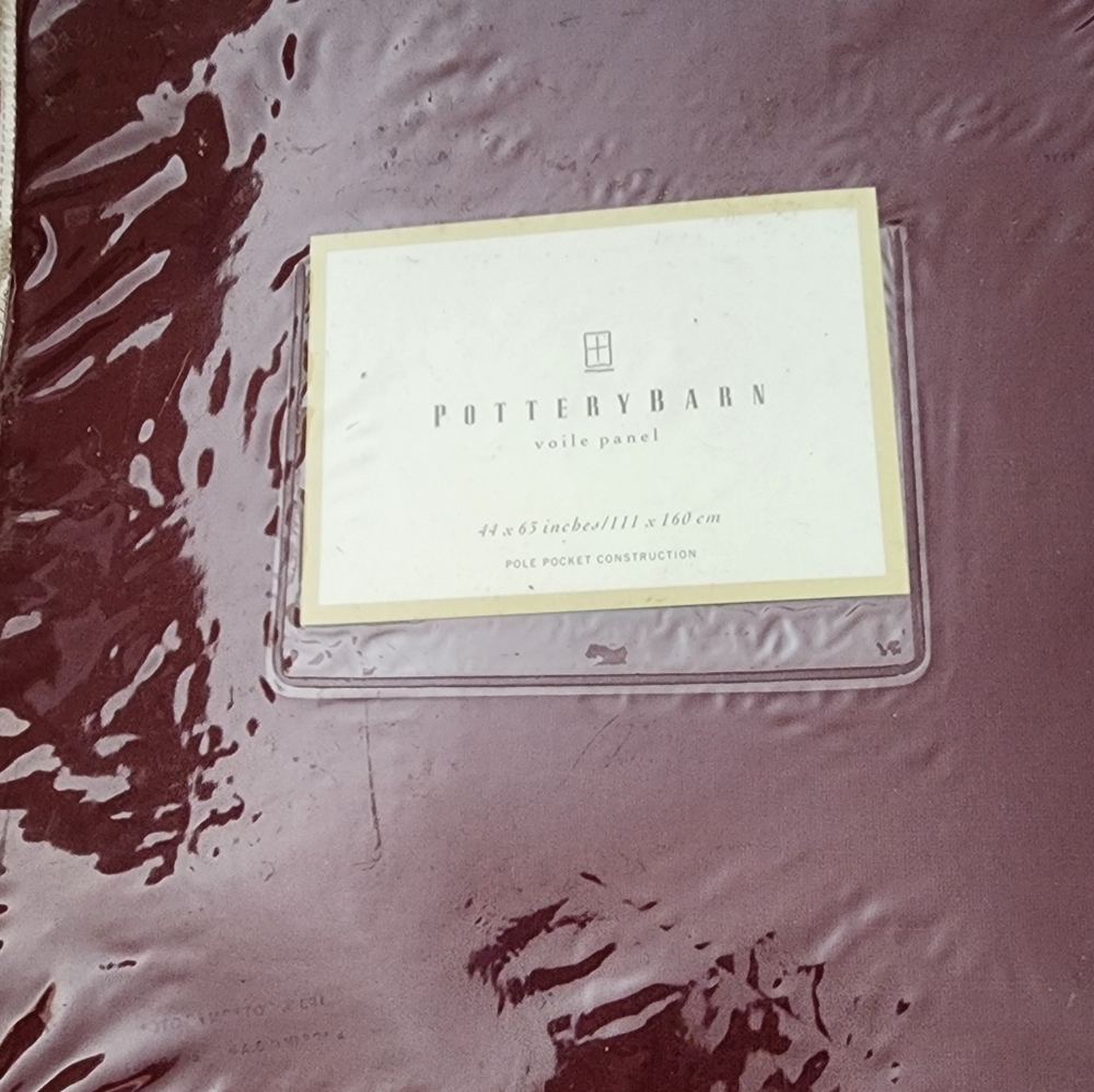 NIP Pottery Barn Voile Panels - Set of 2